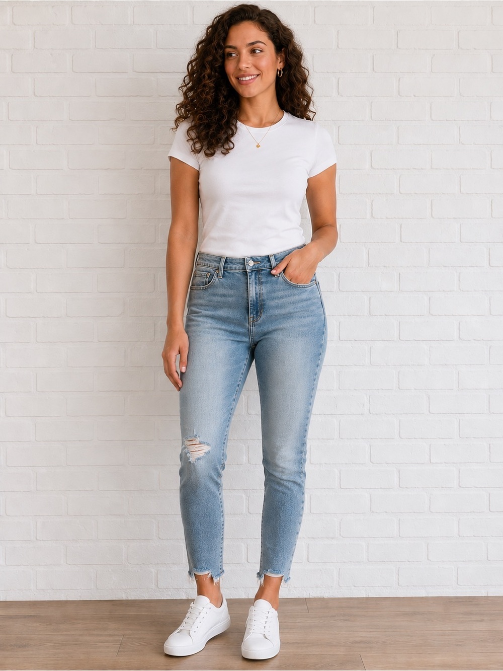 Pistola Audrey Mid Rise Skinny Jeans Size 31 Distressed Stretch Denim NWT